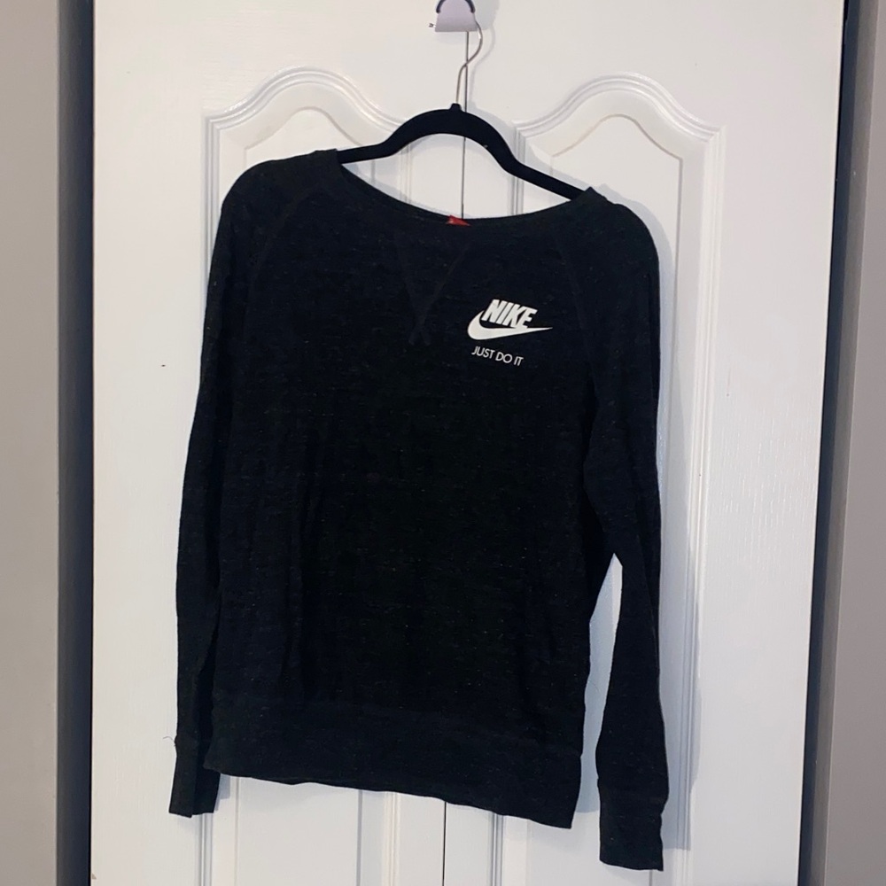 Nike Women's Black Crew Neck Sweater
